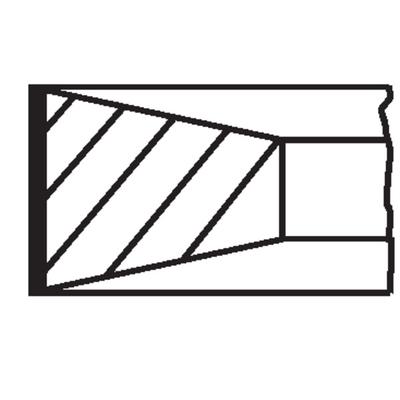 MAHLE Kolbenringsatz Universal für MAN 51025030613 51025030614 51025030585 228 05 N0 Image