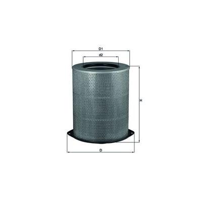 MAHLE Luftfilter Universal 331,5mm für VOLVO 16751422 1675156 1675142 LX 832 Image