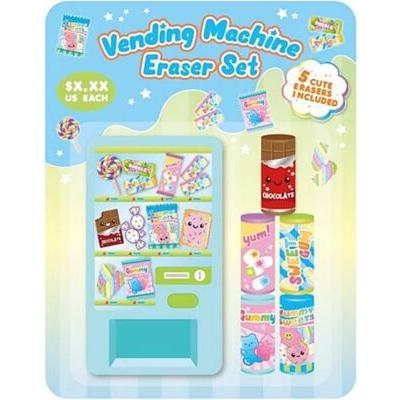 Eraser Vending Machine Set