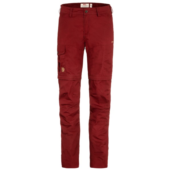 Fjällräven - Women's Karla Pro Zip-Off Trousers - Zip-Off-Hose Gr 34 - Raw Length rot