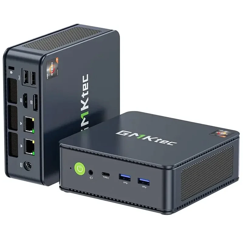 GMKtec M5 Plus AMD Ryzen 7 5825U Mini PC Win 11 DDR4 3200Mhz 16GB NVMe WIFI6 BT5.2 Desktop Office Mini Computer HD DP Type-C