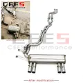 Cees Performance Racing Tubo centrale di scarico per BMW M3 E46 2004-2006 Catback Gruppo sistema di tubi di scarico per auto in acciaio inossidabile