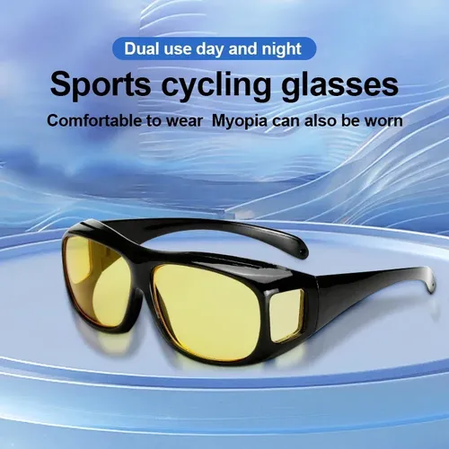 2023 Nachtsicht Sonnenbrille Auto Nacht Fahr brille Fahrer brille Unisex Sonnenbrille UV-Schutz Sonnenbrille Brille Geschenk