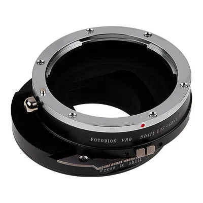 Fotodiox -E Pro Shift Lens Mount Adapter für Canon EOS EF/FD/MD/Nik G Objektive auf Sony E-Mount Kameras