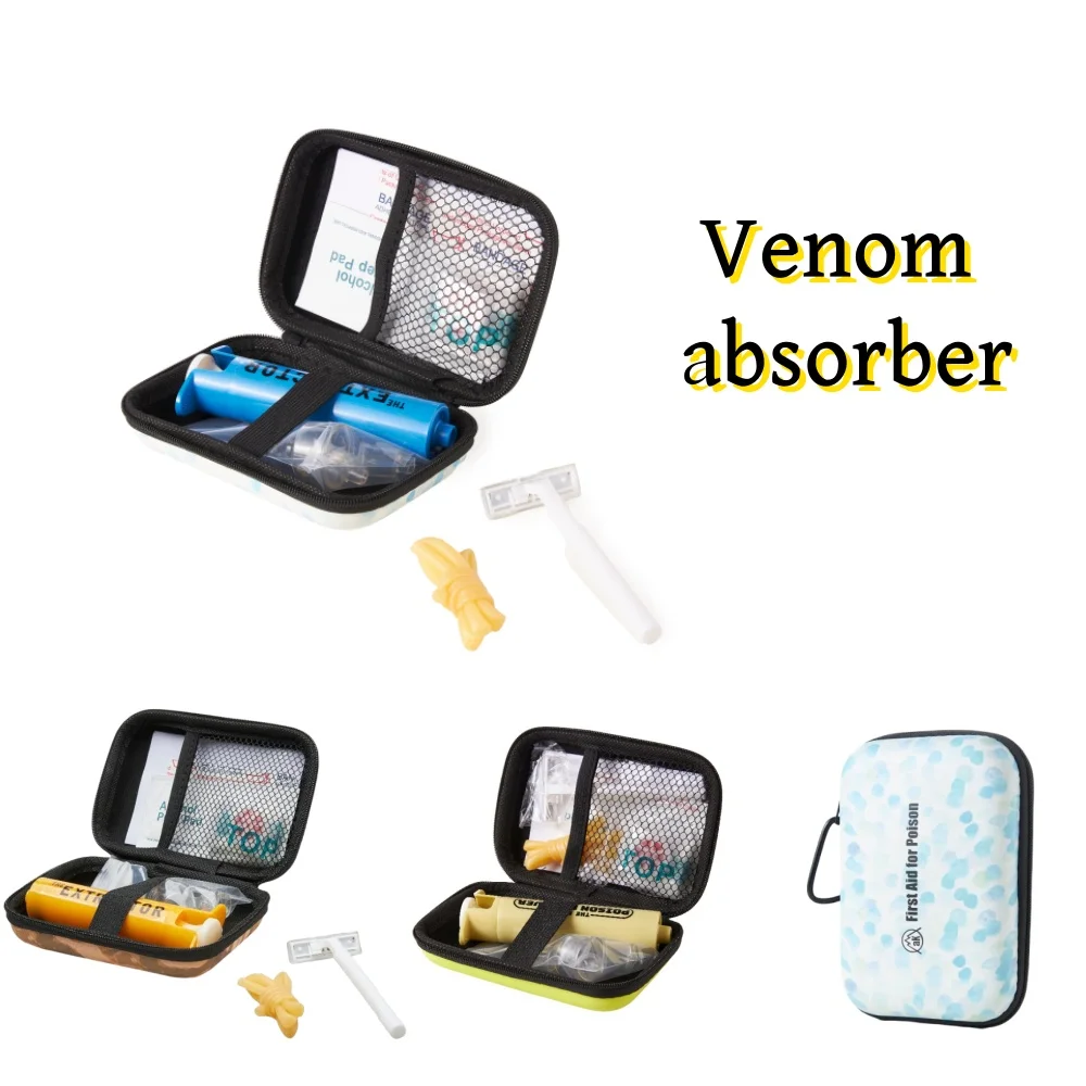 Camping Gift Extraktor Gift Schlange Mücke Biss Vakuumpumpe Überlebens werkzeug Wandern Outdoor Erste-Hilfe-Ausrüstung Erste-Hilfe-Box Image