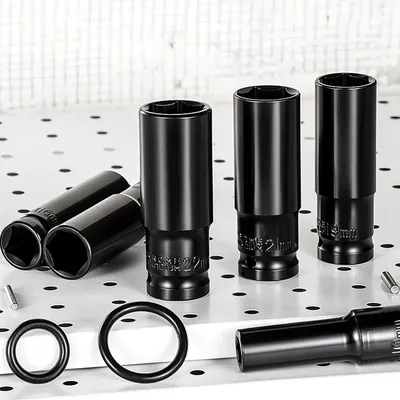 1/2" Antrieb Deep Impact Socket Drive Metric Wrench Socket Deep Impact Socket Pneumatischer Schraubenschlüsselkopf Reifenentfernungswerkzeuge