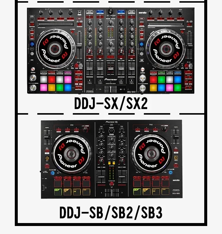 Pioneer Ddj-RB 400 Sr SX Rx Flx6 Flx4 1000 Xdj-RR Disk Recorder Plattenspieler Aufkleber Image