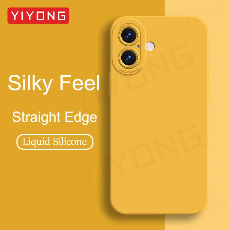 Für iPhone17 Hülle YIYONG Seidig Weiche Flüssigsilikon-Schutzhülle für iPhone 17 Air 17e 16e 16 Pro Max iPhone16 Plus Handyhüllen Image