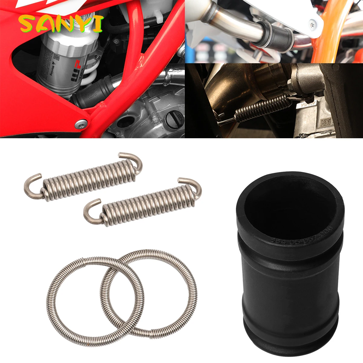 NEUE Auspuffrohr Endrohr Dichtung Ring Frühling Auspuff Kupplung Kit Für KTM 250 300 SX XC EXC XCW TPI 2017-2023 Für Husqvarna GASGAS Image