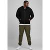 Kapuzensweatjacke "BASIC SWEAT ZIP HOOD", Herren, Gr. 4XL, schwarz, angeraute Sweatware, Obermaterial: 85% Baumwolle, 15% Polyester, JACK & JONES PLUSSIZE, unifarben, Basic, normal normal, ohne Ausschnitt, Langarm Bündchen, Sweatjacken, bis Größe 6XL