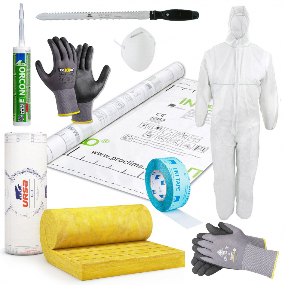 URSA Komplett-Set GEO SF 32 / 35 Spannfilz, 035, 160 mm,200 m² Fläche Image