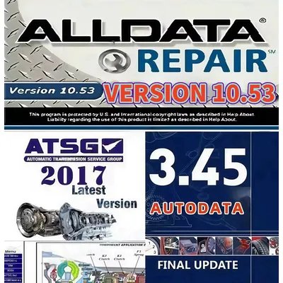 2025 HOT! Alldata Repair Software 10.53 All Data Automotive Tech Latest Offline Software Autodata