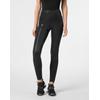Leggings PLEIN SPORT "Scratch", Damen, Gr. XS, US-Größen, schwarz (02, schwarz), Obermaterial: 73% Polyamid, 27% Elasthan, Hosen