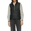 Steppweste S.OLIVER, Damen, Gr. 44, schwarz, Steppware, Obermaterial: 100% Polyester. Futter: 100% Polyester, Strukturmuster, casual, regular fit taillenbedeckt, Westen, mit Stehkragen