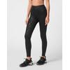 Leggings PLEIN SPORT "Leopard", Damen, Gr. S, US-Größen, schwarz (02, schwarz), Obermaterial: 75% Polyamid, 25% Elasthan, Hosen