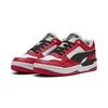 Sneaker PUMA "Rebound Retro Sneakers Erwachsene", Gr. 39, rot (schwarz for all time rot), Obermaterial: Textil, Kuhleder, Synthetik; Futter: Textil; Innensohle: Textil; Laufsohle: Gummi, Schuhe