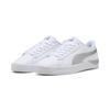 Sneaker PUMA "Jada Classic Aqua Metallics Sneakers Damen", Gr. 38, weiß peaceful blau silber metallic, Obermaterial: Synthetik; Futter: Textil; Innensohle: Textil; Laufsohle: Gummi, Schuhe