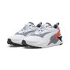 Golfschuh PUMA "GS-X Efekt Golfschuhe Erwachsene", Gr. 44, weiß gray tile rot blast, Obermaterial: Synthetik, Textil; Futter: Textil; Innensohle: Textil; Laufsohle: Gummi, Schuhe