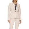 Jackenblazer S.OLIVER BLACK LABEL, Damen, Gr. 48, rosa (sepia rose), Obermaterial: 54% Baumwolle, 43% Polyester, 3% Elasthan. Futter: 100% Polyester, unifarben, casual, slim fit taillenbedeckt, Langarm, Blazer, mit Reverskragen