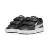 Sneaker PUMA "PUMA Smash 3.0 Glitz Glam Sneakers Mädchen", Kinder, Gr. 20, schwarz (schwarz silber weiß metallic), Obermaterial: Synthetik, Textil; Futter: Textil; Innensohle: Textil; Laufsohle: Gummi, Schuhe