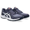 Tennisschuh ASICS "COURT SLIDE 4", Gr. 49, indigo fog, weiß, Textil, Synthetik, sportlich, Schuhe, Multicourt-Schuhe