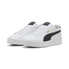 Sneaker PUMA "Court Classico Sneakers Erwachsene", Gr. 44.5, weiß new navy gold blau, Obermaterial: Synthetik, Textil; Futter: Textil; Innensohle: Textil; Laufsohle: Gummi, Schuhe