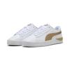 Sneaker PUMA "Jada Classic Aqua Metallics Sneakers Damen", Gr. 40.5, weiß (weiß alpine snow gold), Obermaterial: Synthetik; Futter: Textil; Innensohle: Textil; Laufsohle: Gummi, Schuhe