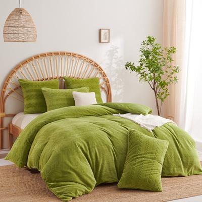 TEMU Winter Plush Bedding Beaver Coral Flannel Reversible Duvet Cover Fluffy Teddy Duvet Cover With Zipper And Pillowcase 80x80cm Warm Blanket Cover Image