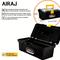 TEMU Airaj 1pc Multifunctional Box With Plastic Box With Handle, Tool Organizer Storage Box, Removable Inner Tray, Lightweight & Easy To Carry Parts Box, Strong And For Craft Storage, Household