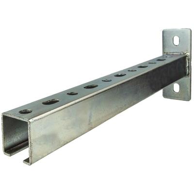 Tecuro - Schienenkonsole Typ 38/40 x 300 mm x 2,00 mm. Stahl verzinkt C/U-Profil Image