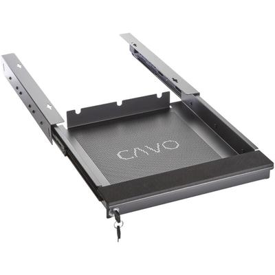 Cavo - Laptop Schreibtischschublade schwarz abschließbar Tischschublade für den Unterbau 380 x 446 Image
