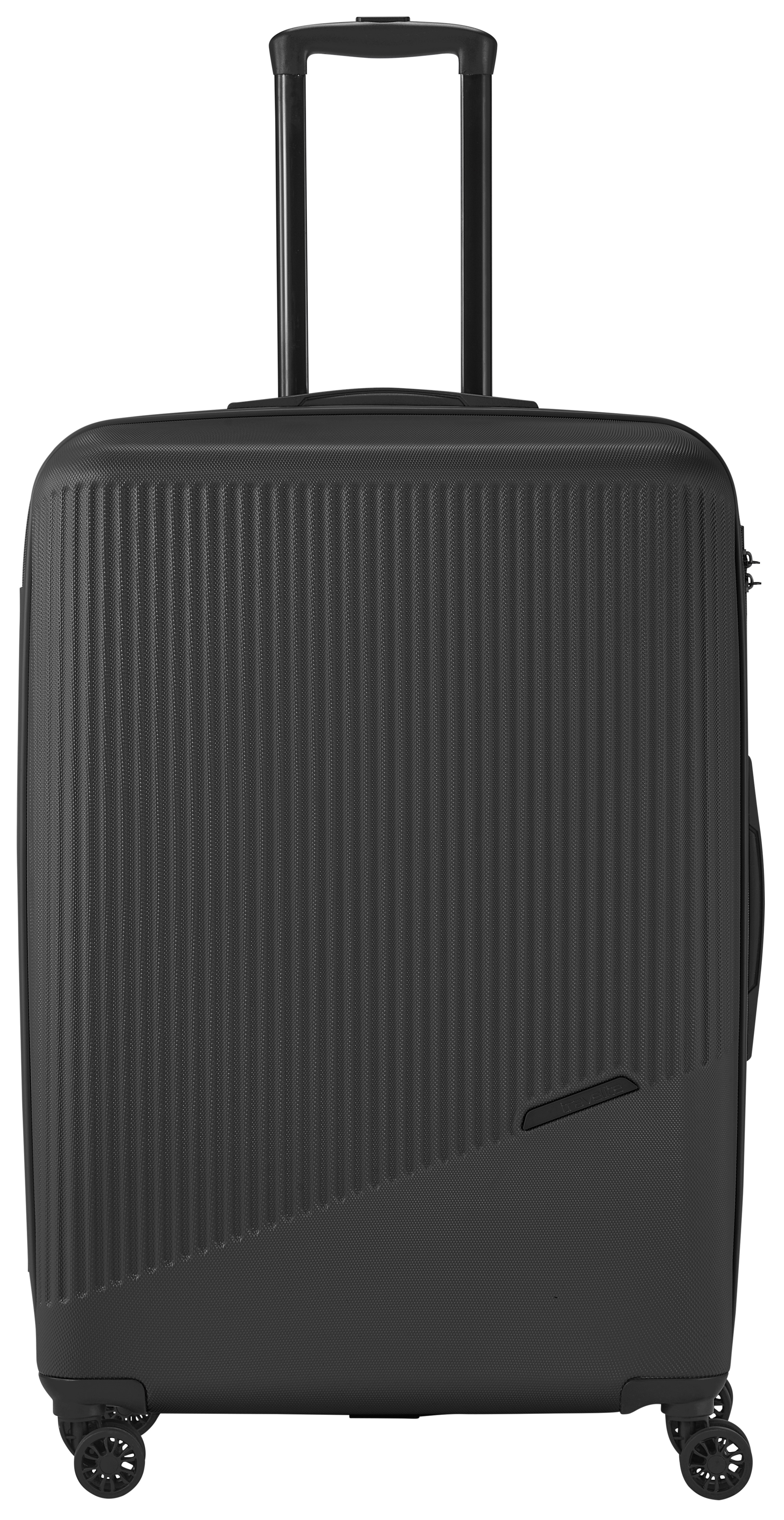 Hartschalen-Trolley TRAVELITE "BALI, in verschiedenen Größen und Farben", Gr. B/H/T: 51 x 77 x 29 96, schwarz, ABS, unifarben, Basic, Koffer, Hartschallenkoffer Reisegepäck Reisekoffer TSA Schloss Image