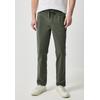 Chinohose STREET ONE MEN, Herren, Gr. 32, Länge 32, grün (deep olive grün), Web, 98% Baumwolle, 2% Elasthan, unifarben, casual, straight fit lang, Hosen, mit seitlichen Einschubtaschen