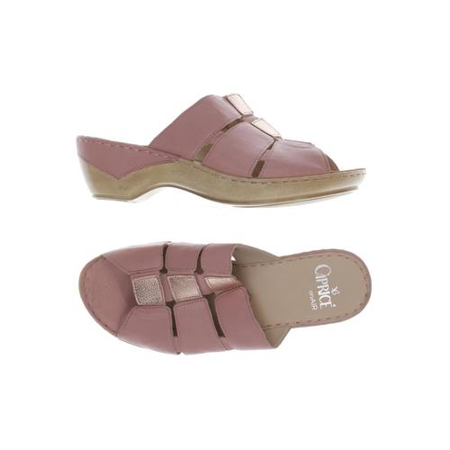 Caprice Damen Sandale, Gr. 38.5, pink, Leder