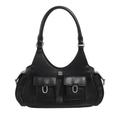 Hugo Hobo Bags - Caliope Shoulder Bag - Gr. unisize - in Schwarz - für Damen - aus Textil & Kunstleder & Leder