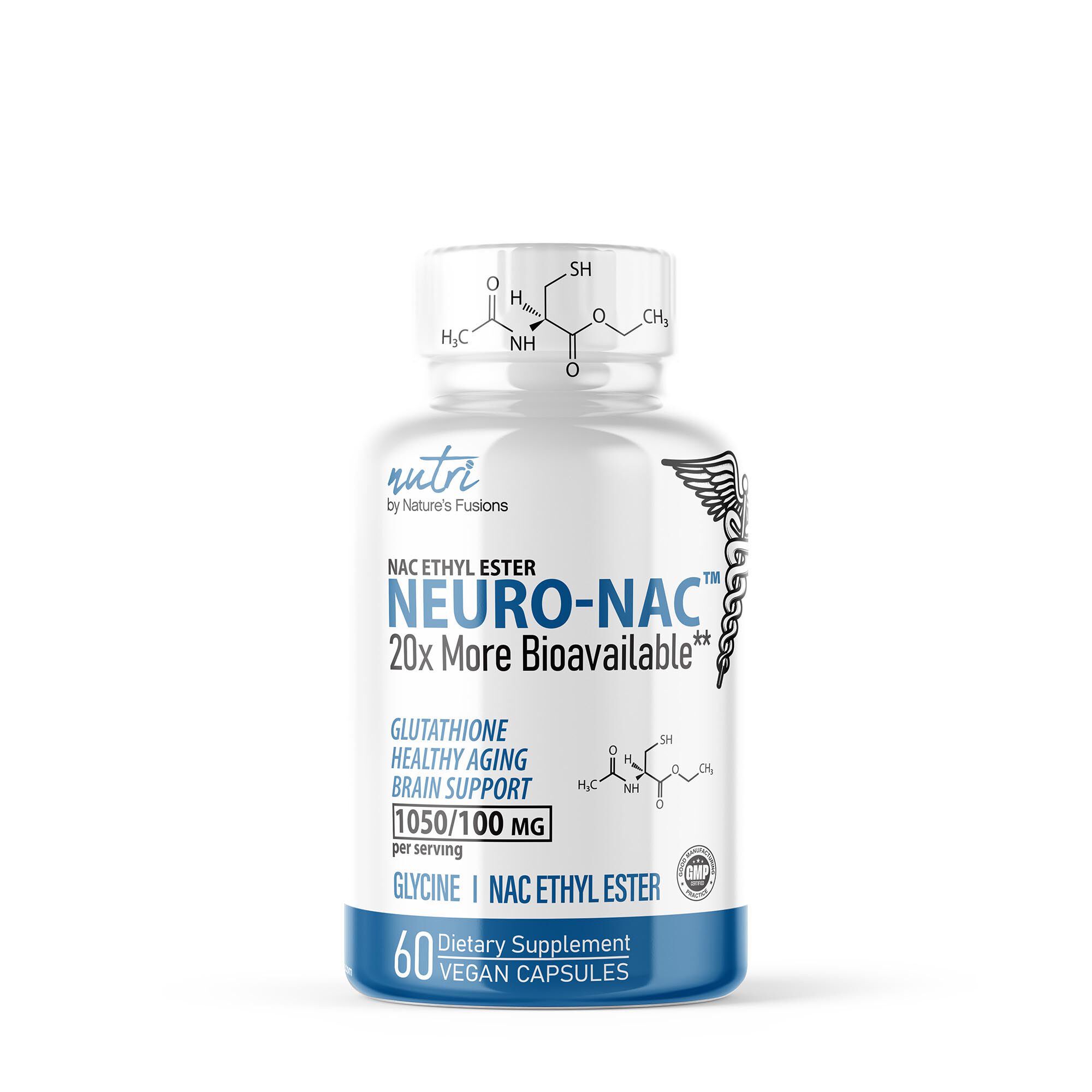 Brain Support Neuro-Nac Nac Ethyl Ester 50Mg Healthy - 60 Capsules (60 Servings)