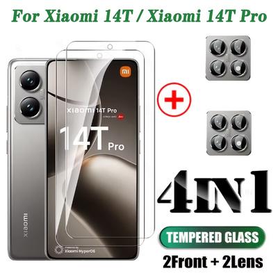 TEMU 4-in-1 For Xiaomi 14t/xiaomi 14t Pro Tempered Glue Protector For Xiaomi 14t Pro Lens Fil Image