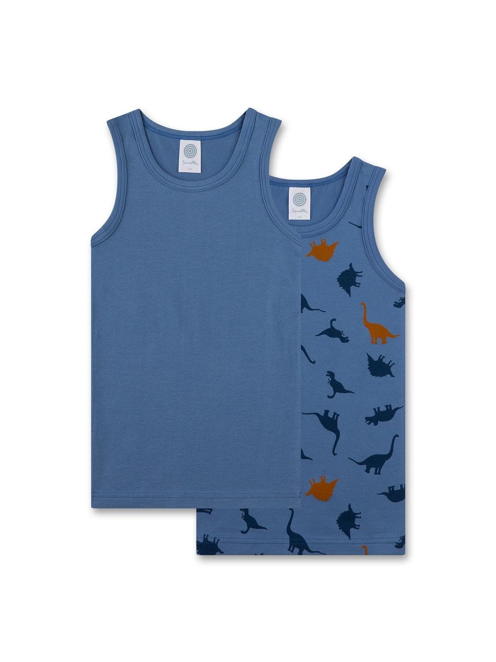Sanetta Unterhemd 2er Pack Jungen blau, 140 Image