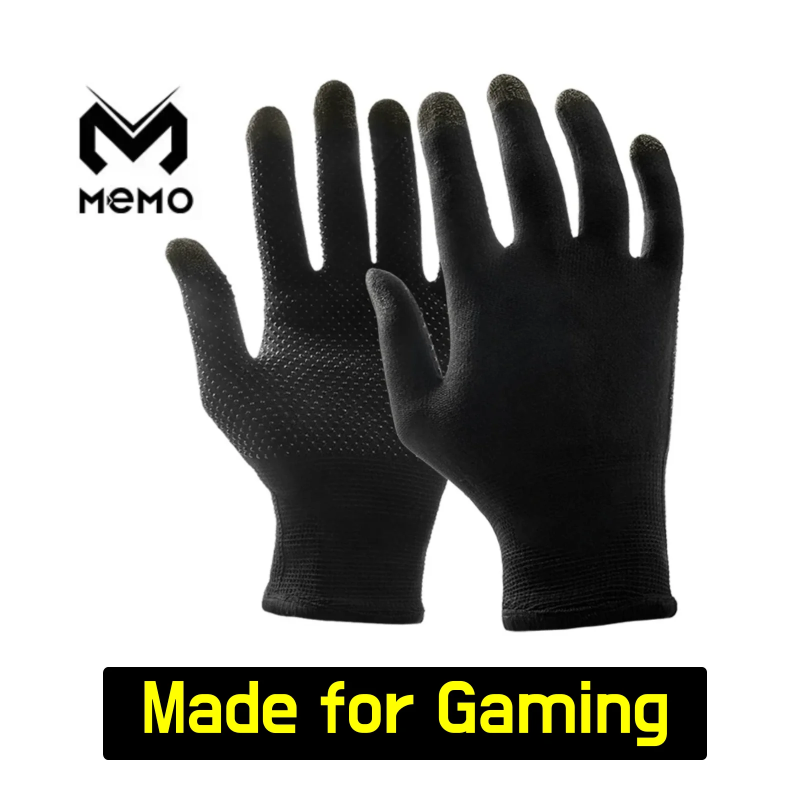Pair of MEMO Gaming Gloves for Mobile Gaming, Winter Gloves for Touch Screen, Silver Fibers Gloves
