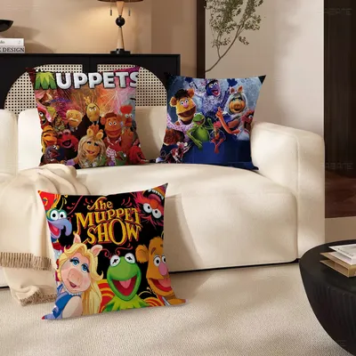 The Muppets Personalisierter Kissenbezug für Kinderzimmer, Wild-Party-Dekoration, Kissenbezug für Image