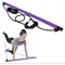 Pilates Stick - Adjustable Fitness Bar for Home Workout, Yoga, Stretching, Core Training - Portable & Elastic Resistance