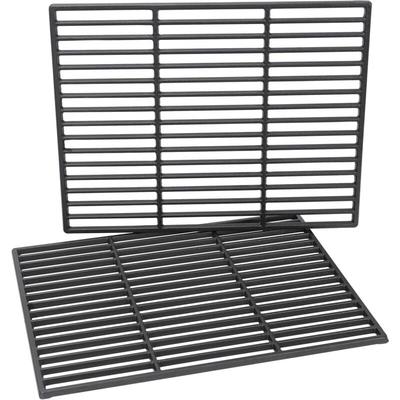 Gftime - 46 cm Gusseisen Grillrost Ersatz für Tepro Toronto xxl, Rechteckig Grillrost Zubehör für Image