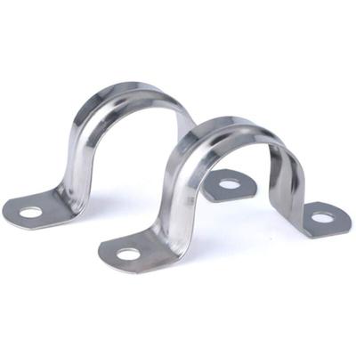 Aougo - U-förmige Rohrschelle aus Edelstahl 304, Reitkarte, U-förmiges Rohr, 16 Stück Image
