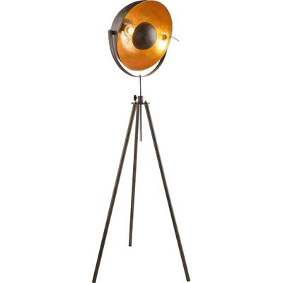 GLOBO LIGHTING Stehlampe "XIRENA I", braun (rostfarben), Lampen, Dreh-/Schwenkbar