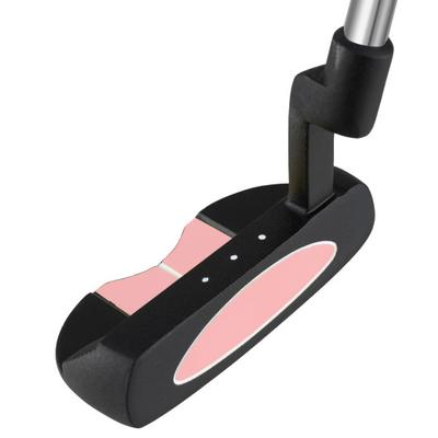 Costway Junior Mallet Putter Individual Gold Club for Kids Ages 11-14-Pink