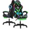 Gaming Chair with Bluetooth Speakers and RGB LED Lights Ergonomic Massage Computer Gaming Chair with