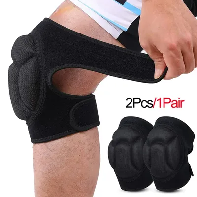 Unrivaled, top-notch, and reliable sponge knee pads - Anti-fall and secure protection for football,