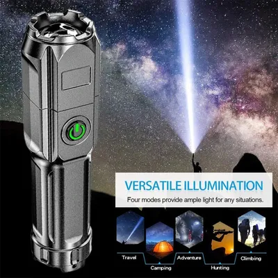 Outdoor Enthusiasts and Survivors of Natural Disasters. Must-Have Portable Lighting Tool with