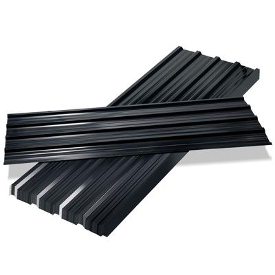 TEMU 12 Panels Roofing Sheet - Sheet 129x46cm - For Roof Surface 7 Square Metre - Corrugated Sheet - Anti-drip - Metal Trapezoidal Sheet - /green Image