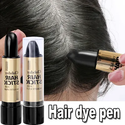 Temporary Hair Dye Quick Dye Portable Hair Touch Up Chalk Makeup Accessories Black Brown One-Time